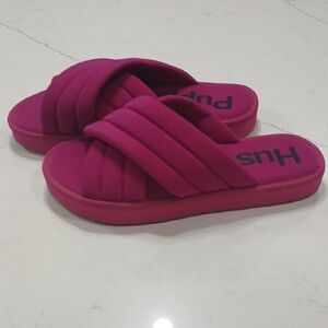 Hush Puppies Fuchsia Slide Sandals Sz 11 New Without Tag Or Box